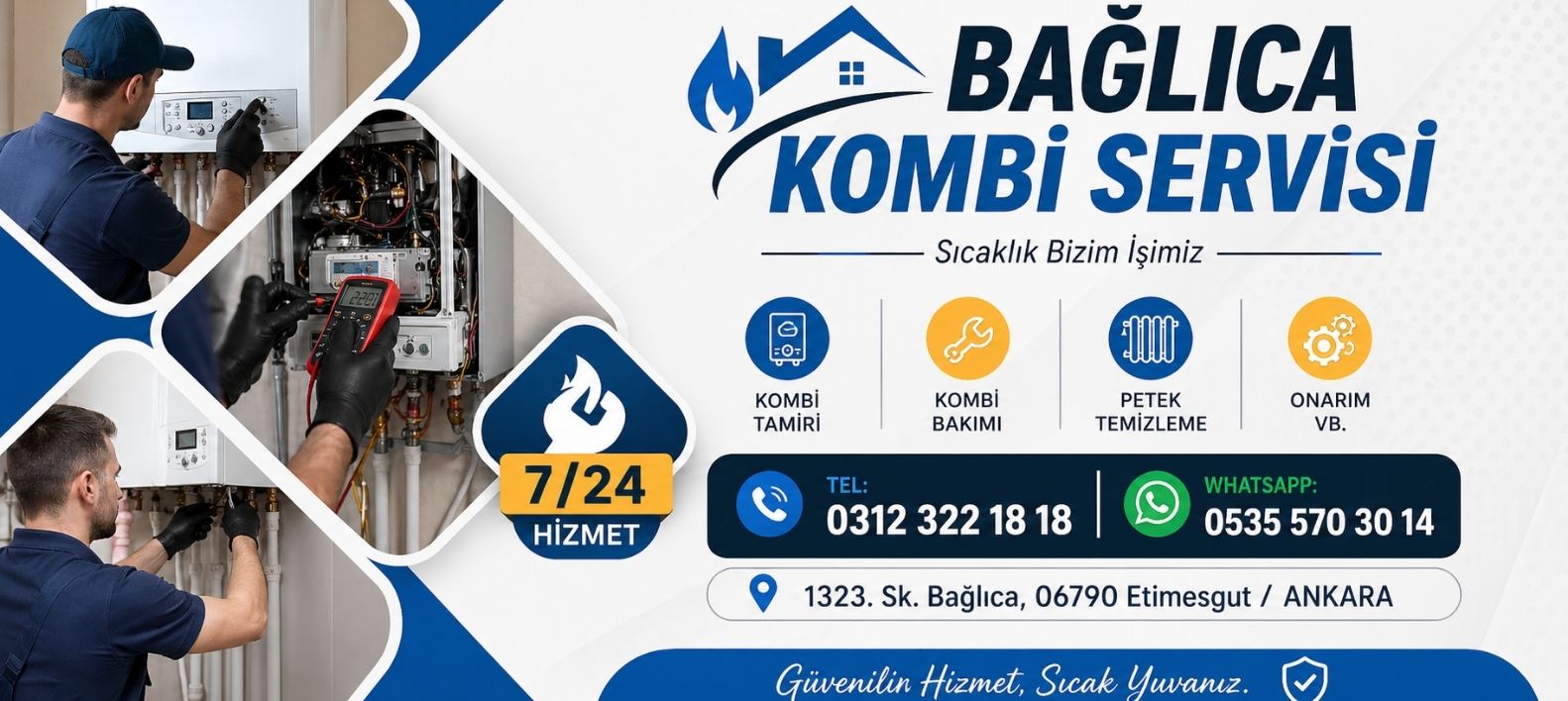 bağlıca kombi servisi